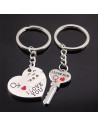 Porte-clés "I Love You" pour Couple : Un Cadeau Plein d'Amour