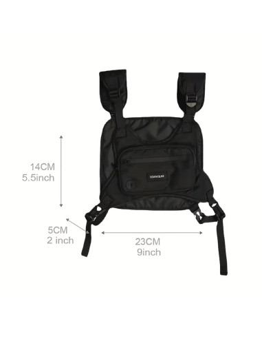 Sac de Poitrine Streetwear - Style Urbain et Polyvalence