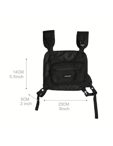 Sac de Poitrine Streetwear - Style Urbain et Polyvalence