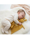 Doudou Lapin Personnalisé Brodé - Prénom Bébé | Gaze Coton Bio