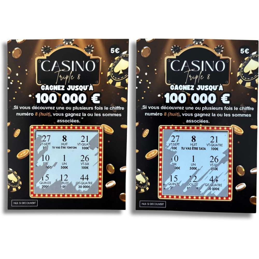 Duo cartes à gratter – Tu vas être tonton et tata