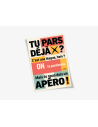 Carte de Départ Humoristique "Tu Pars Déjà?" pour collègue de travail