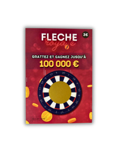 Carte à Gratter Annonce Grossesse "Flèche Royale" | Révélation Originale 2