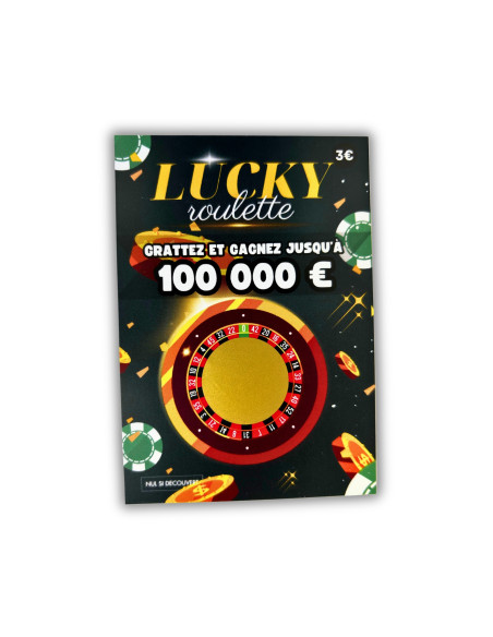 Carte à Gratter Annonce Grossesse Lucky Roulette | Révélation Originale Bébé