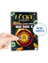 Carte à Gratter Annonce Grossesse Lucky Roulette | Révélation Originale Bébé