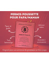 Permis Poussette Officiel pour Jeunes Parents | Cadeau Original pour Papa/Maman