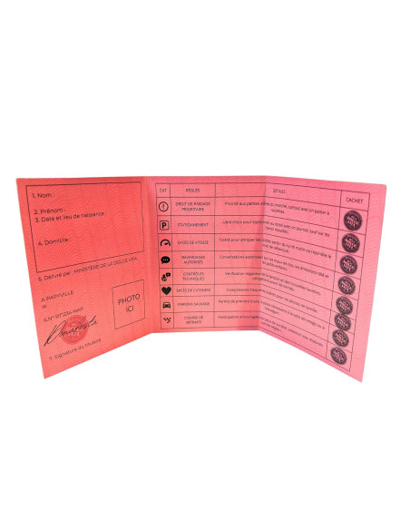 Permis Retraité Personnalisé : Cadeau Original et Humoristique pour Jeune Retraité