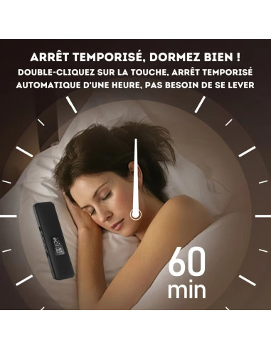 Haut-parleur Bluetooth 5.3 à Conduction Osseuse pour Oreiller
