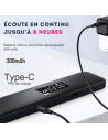 Haut-parleur Bluetooth 5.3 à Conduction Osseuse pour Oreiller